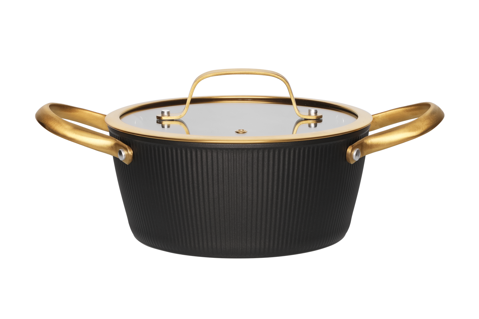 Troškinimo puodas MAKU ECLIPSE GOLD BLACK, 2,4 L, 20 cm - 1