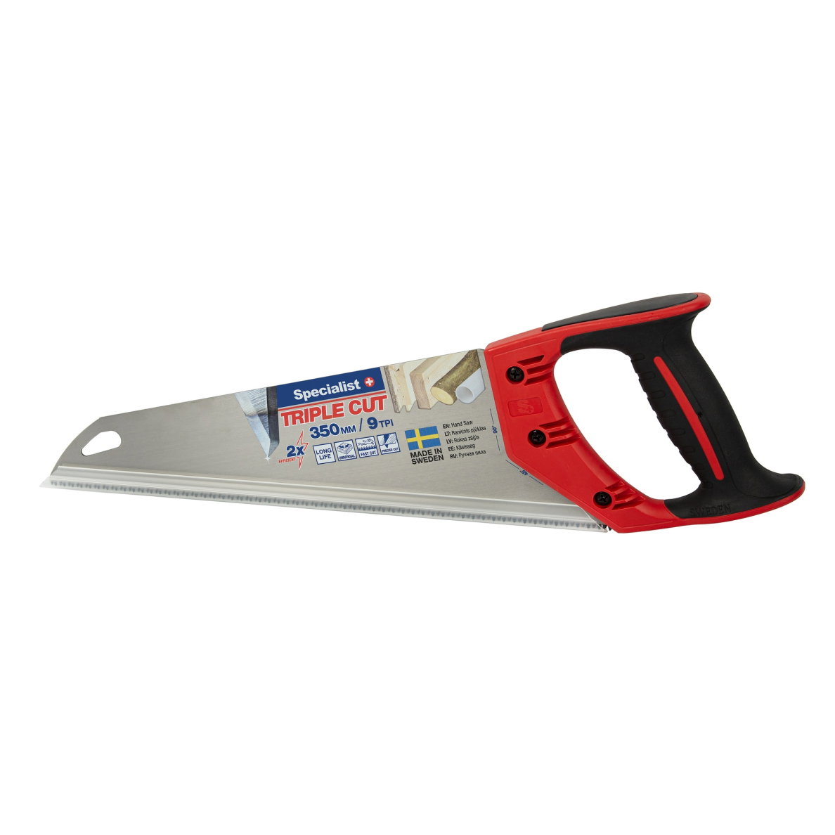 Medžio pjūklas SPECIALIST+ Triple Cut, 350 mm, 9 TPI-0