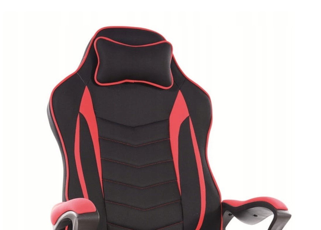Biuro kėdė ZENVO, juoda/raudona - 4