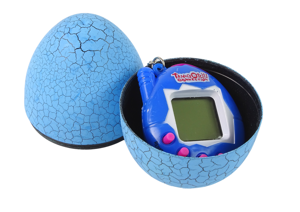 Elektroninis žaidimas gyvūnėlis "Tamagotchi" kiaušinyje, mėlynas - 6