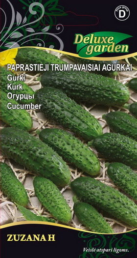 Paprastųjų trumpavaisių agurkų sėklos ZUZANA H, 0,5 g-0