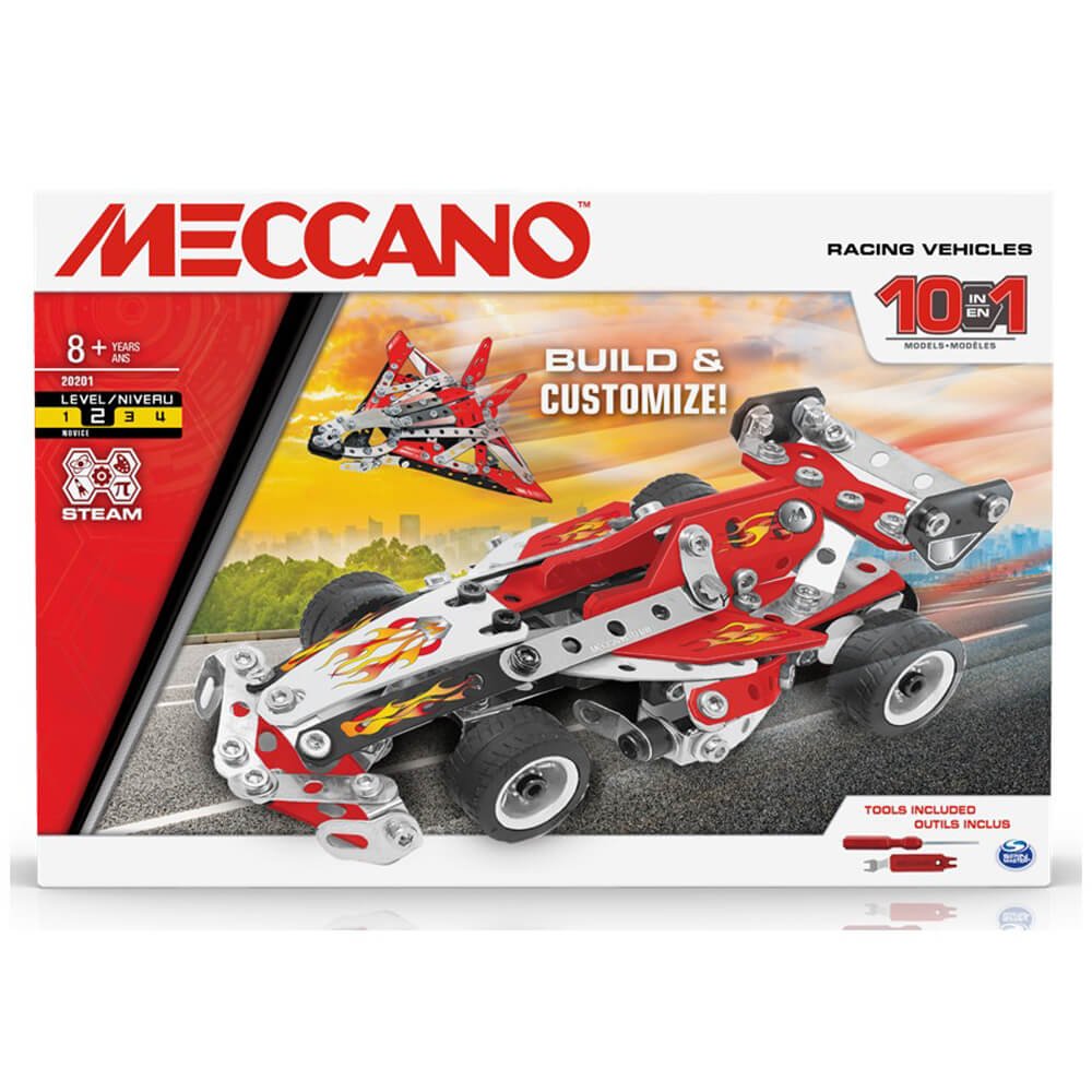 MECCANO konstruktorius 10in1 Racing Vehicles, 225d., 6060104 - 5
