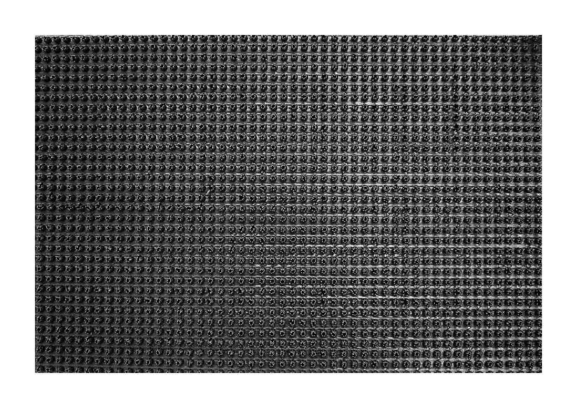 Plastikinis durų kilimėlis EASYTURF 09, juodos sp., 40 x 60 cm, 100% polietileno