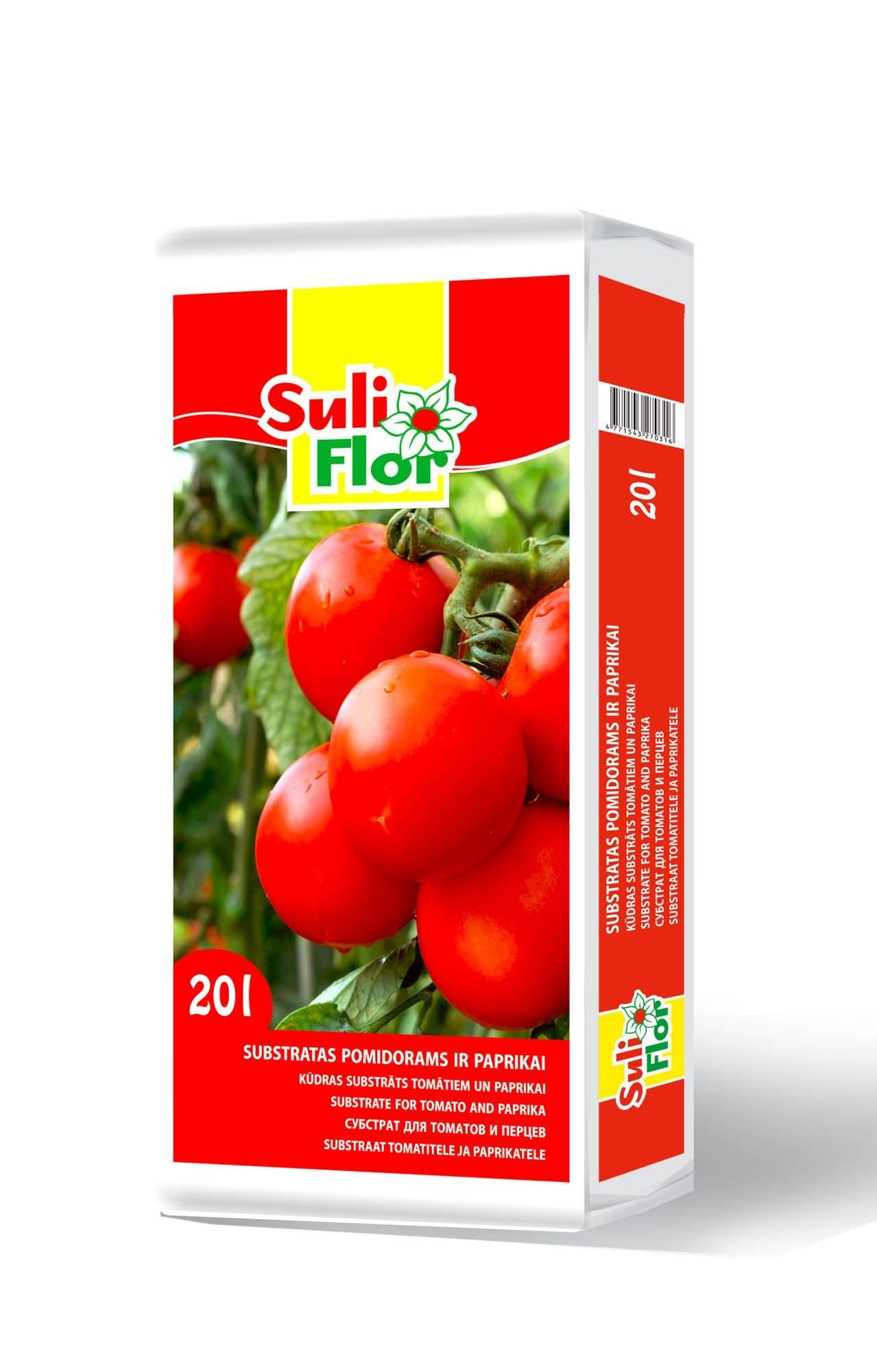 Pomidorų substratas SULIFLOR, 20 l