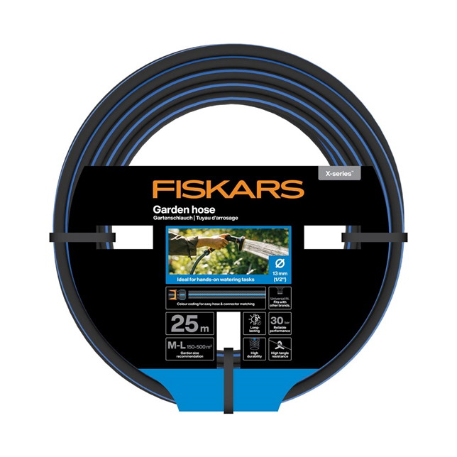 Laistymo žarna FISKARS X-series, 1/2”, 13 mm, 25 m-0