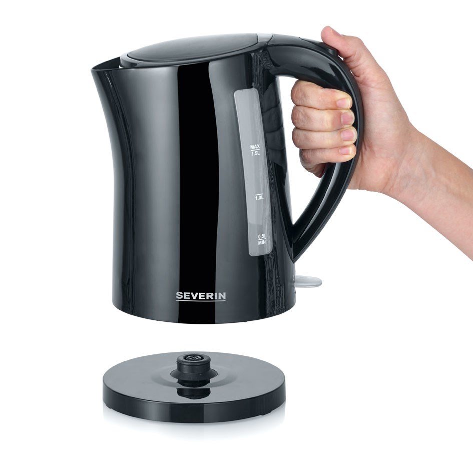 Elektrinis virdulys Severin WK 3498 1.5 L 2200 W, juoda - 2