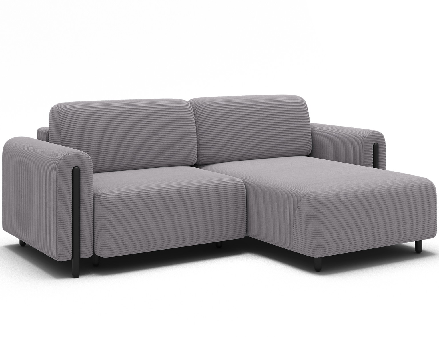 Kampinė sofa Acossta Jarell 03, pilka sp., dešininė, 154 x 244 cm x 95 cm - 3