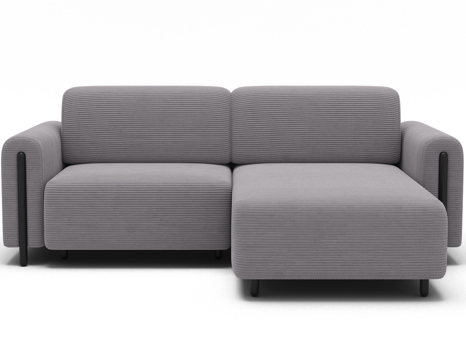 Kampinė sofa Acossta Jarell 03, pilka sp., dešininė, 154 x 244 cm x 95 cm-0