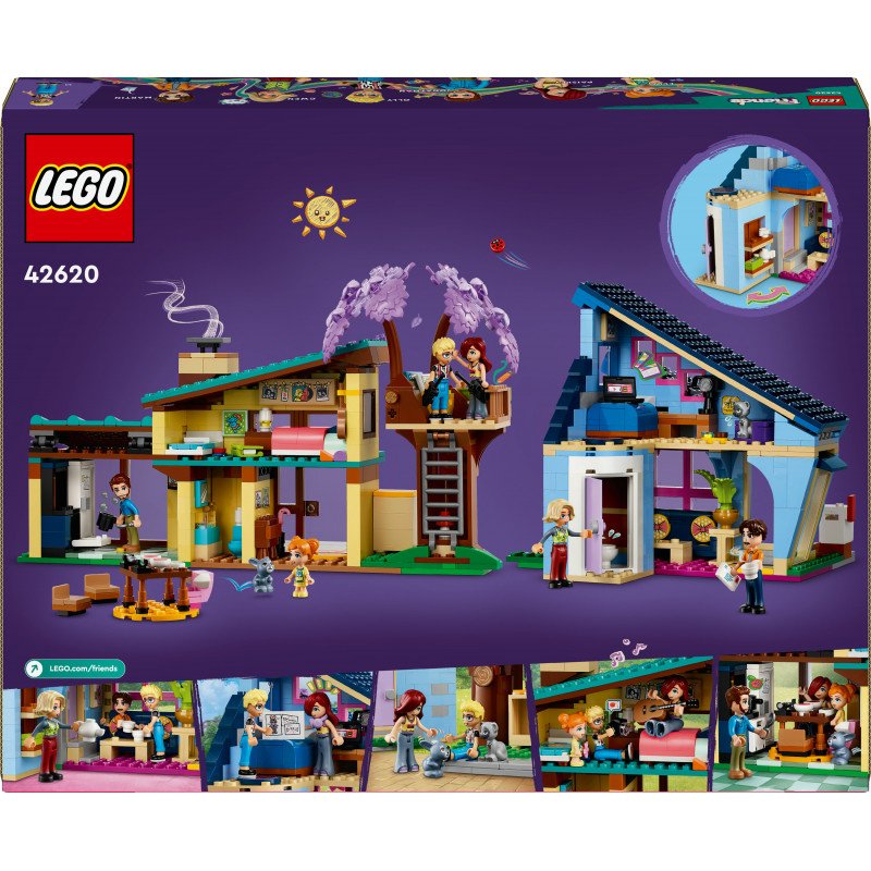 Konstruktorius LEGO Friends Olly and Paisley's Family Houses 42620 - 2