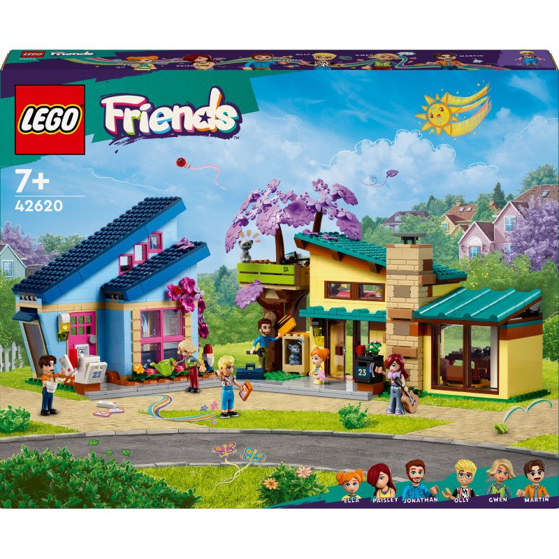 Konstruktorius LEGO Friends Olly and Paisley's Family Houses 42620 - 1