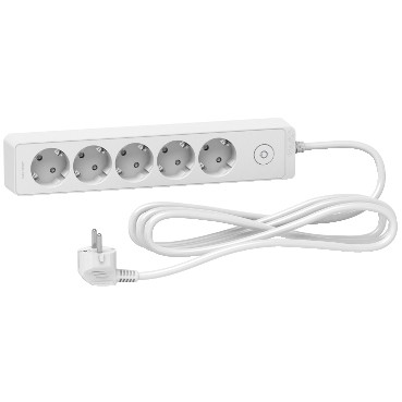 Ilgiklis Schneider, 5 lizdai, 3 m., baltas; ST9453W-0