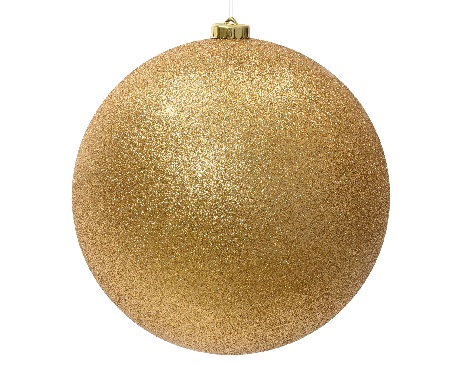 Kalėdinis eglės žaisliukas BAUBLE, šv. auksinės sp., 14 cm, 1 vnt-0