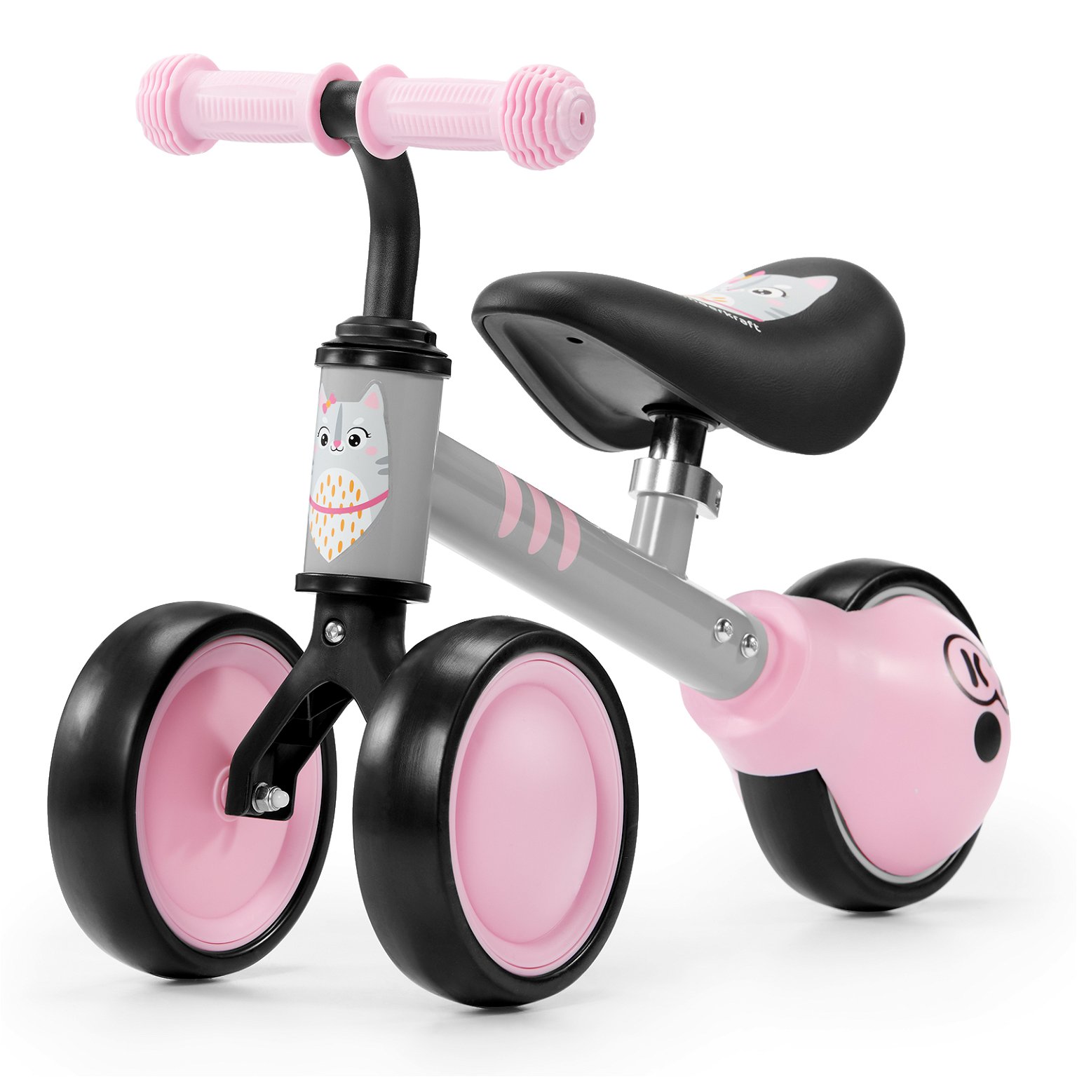 Balansinis dviratis KINDERKRAFT mini CUTIE, rožinis