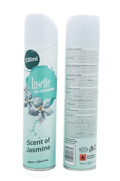 Oro gaiviklis INSETTE 2 in 1 Scent Of Jasmines, 350 ml