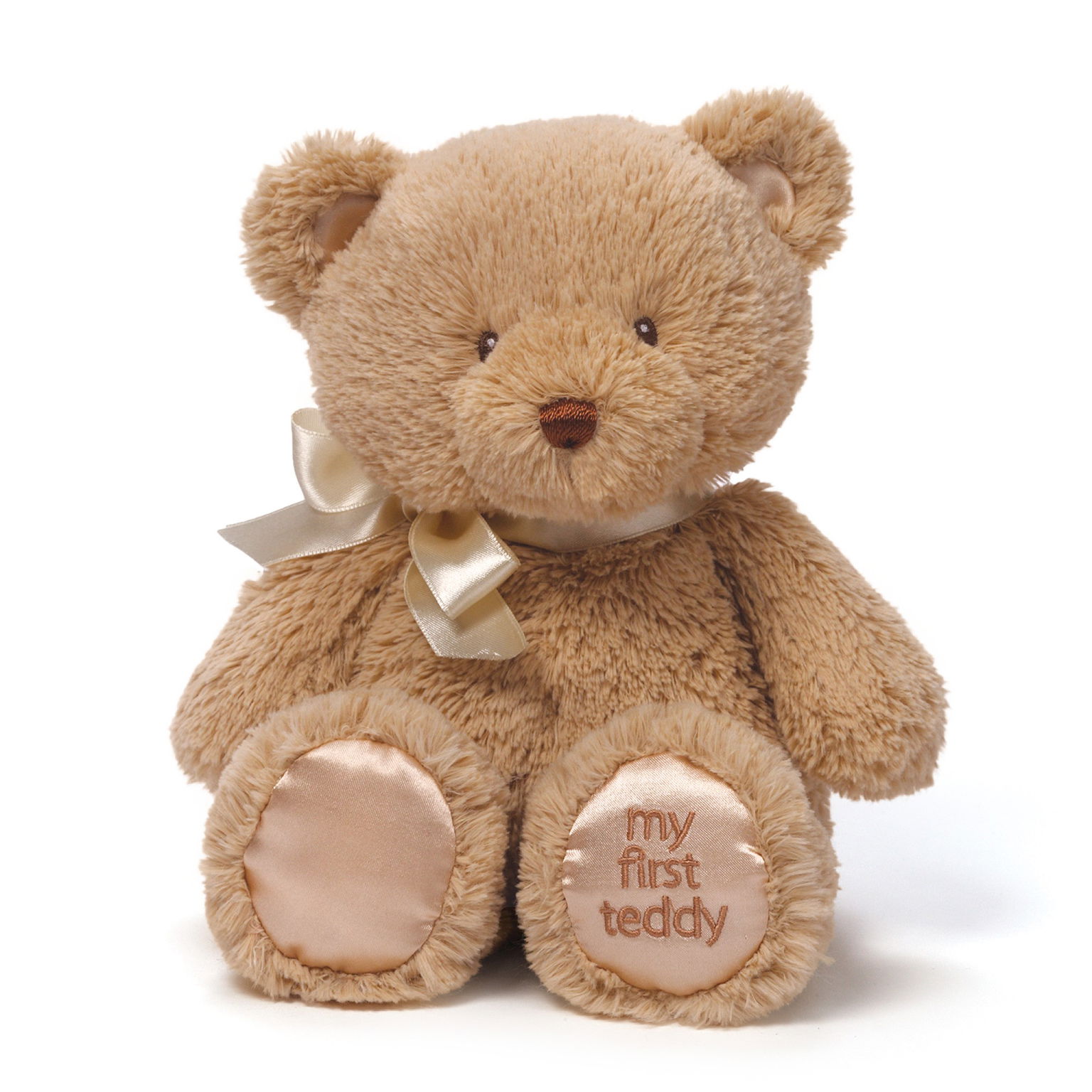 Mano pirmasis pliušinis meškutis GUND, rudas, 25 cm-1