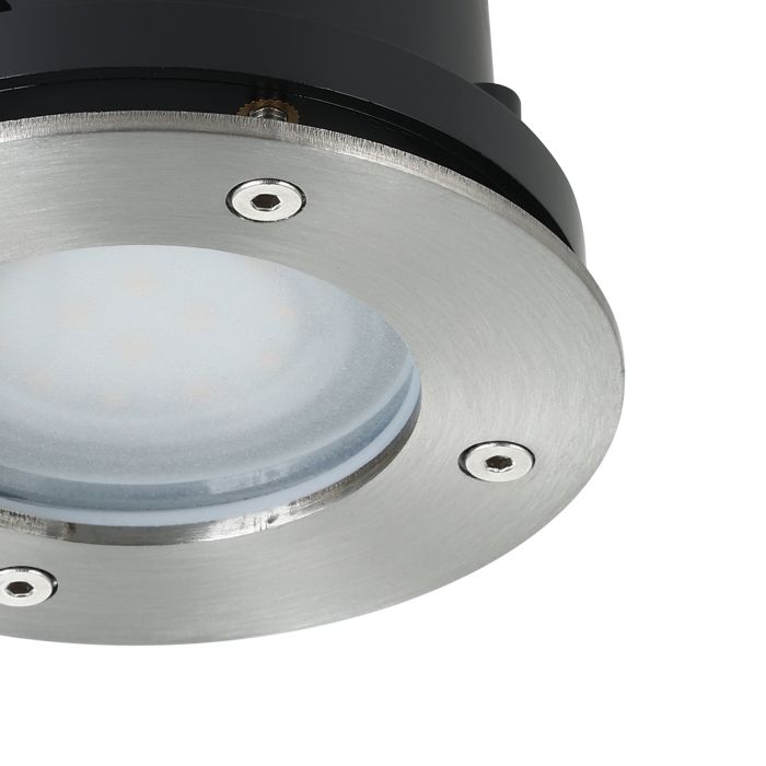 Lauko LED šviestuvas į grindinį EGLO LAMEDO, IP65, 3000K, 1x2,5W, 230lm, ⌀10x6,5cm-1