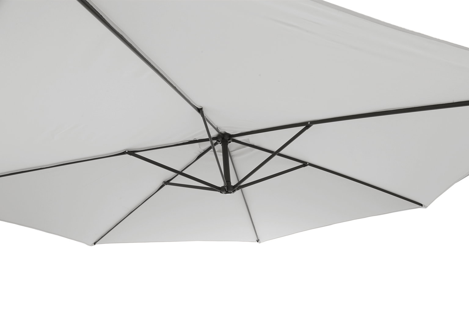 Lauko skėtis Malabo 300 cm, Grey / Light Grey - 6