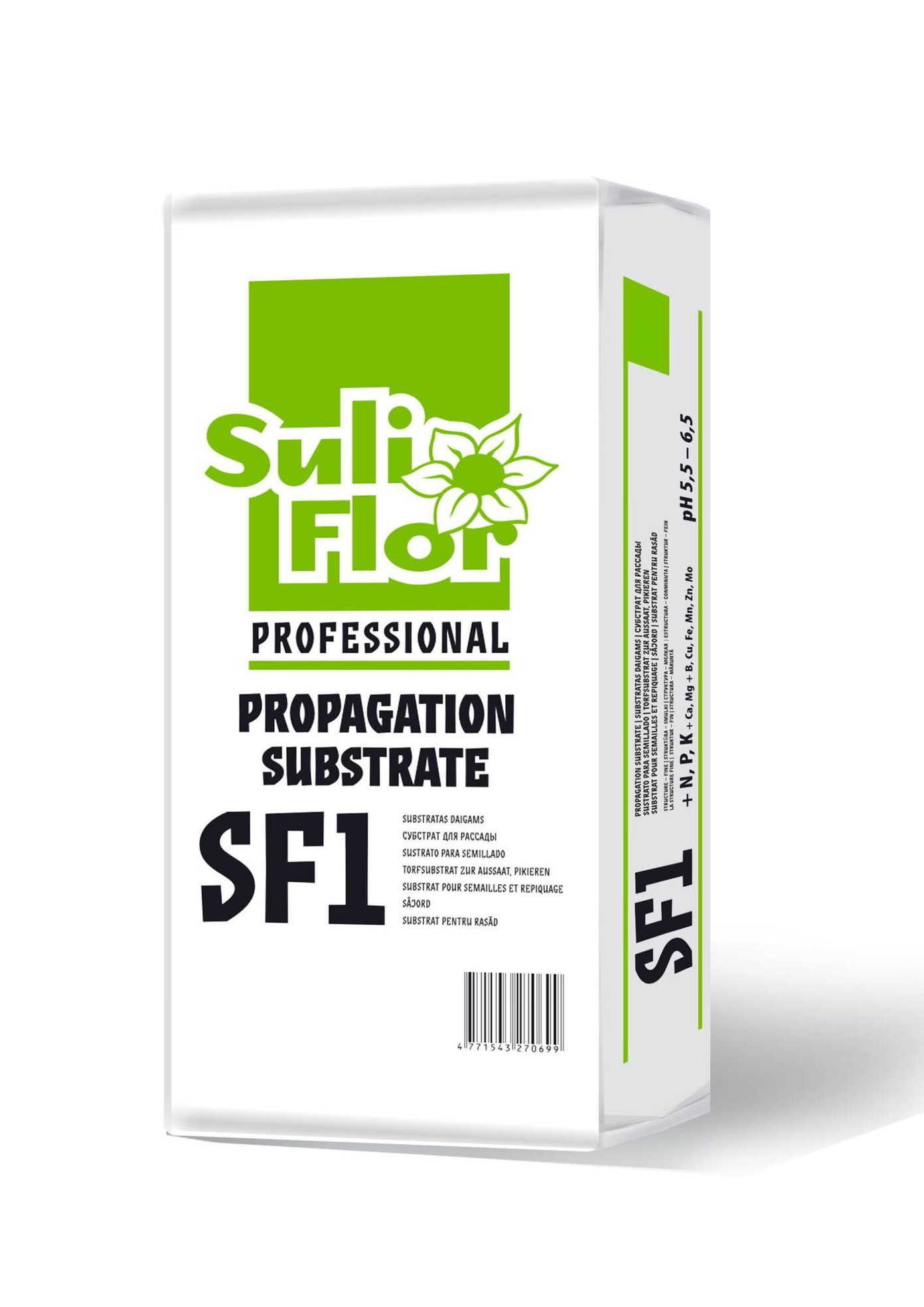 Durpių substratas daigams SULIFLOR SF1, 70 L-0