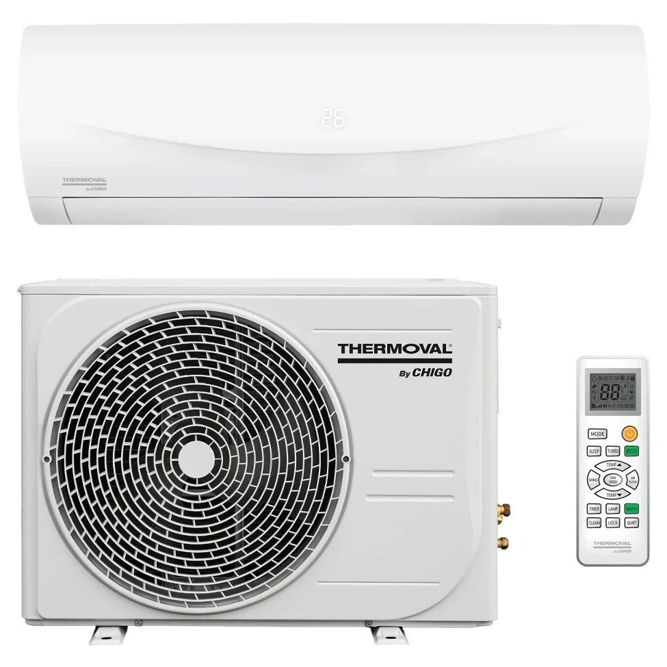 Oro kondicionierius-šilumos siurblys THERMOVAL Eigo TVK-E35, 3,5kW, 12000BTU-0