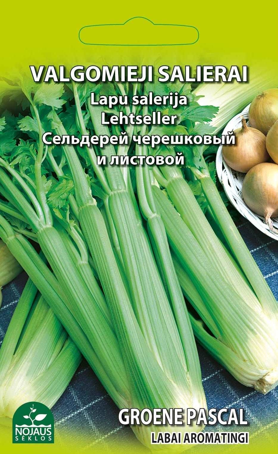 Lapkotinių salierų GROENE PASCAL sėklos, 0,5 g-0