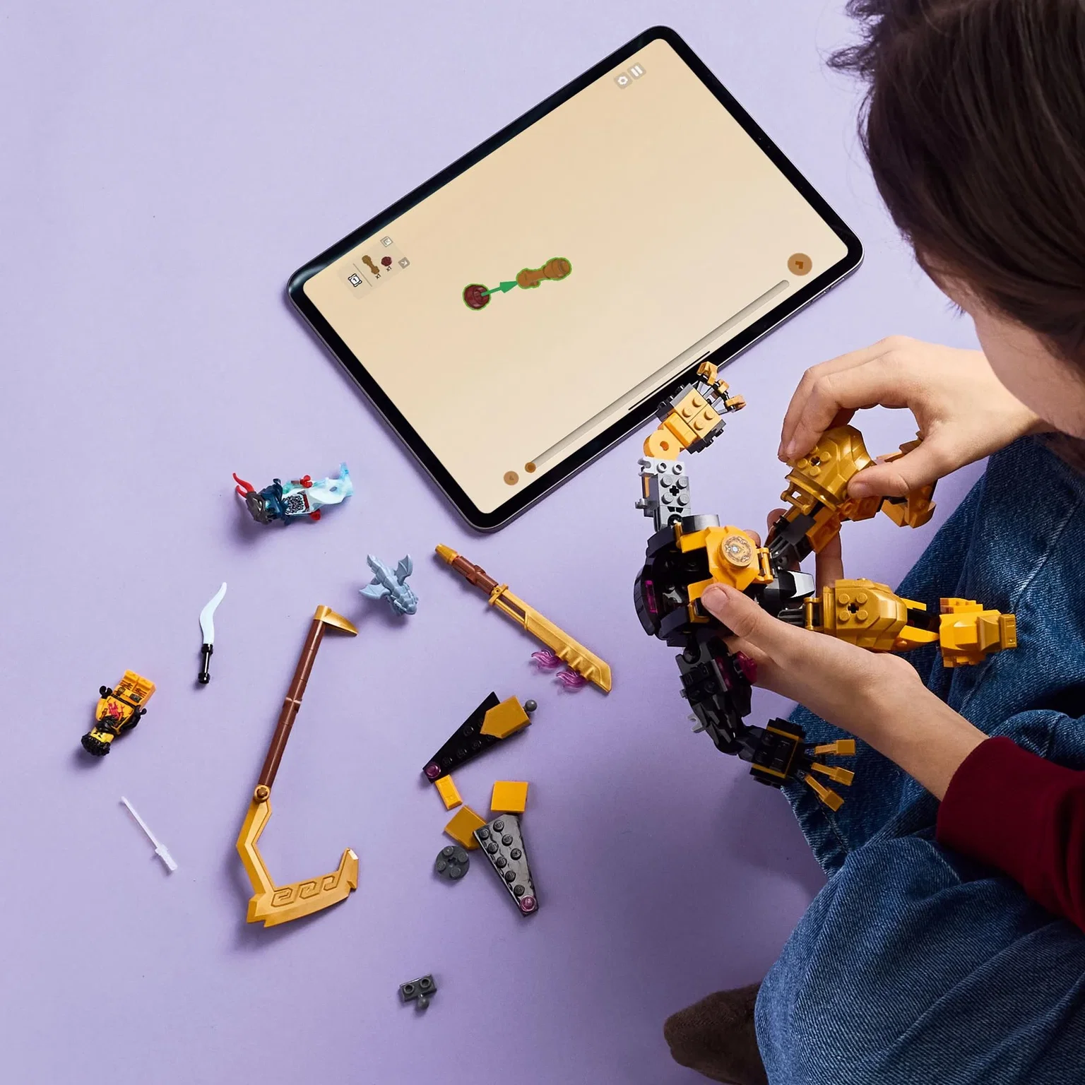 Konstruktorius LEGO® Ninjago Arin's Spinjitzu Battle Mech, 71839