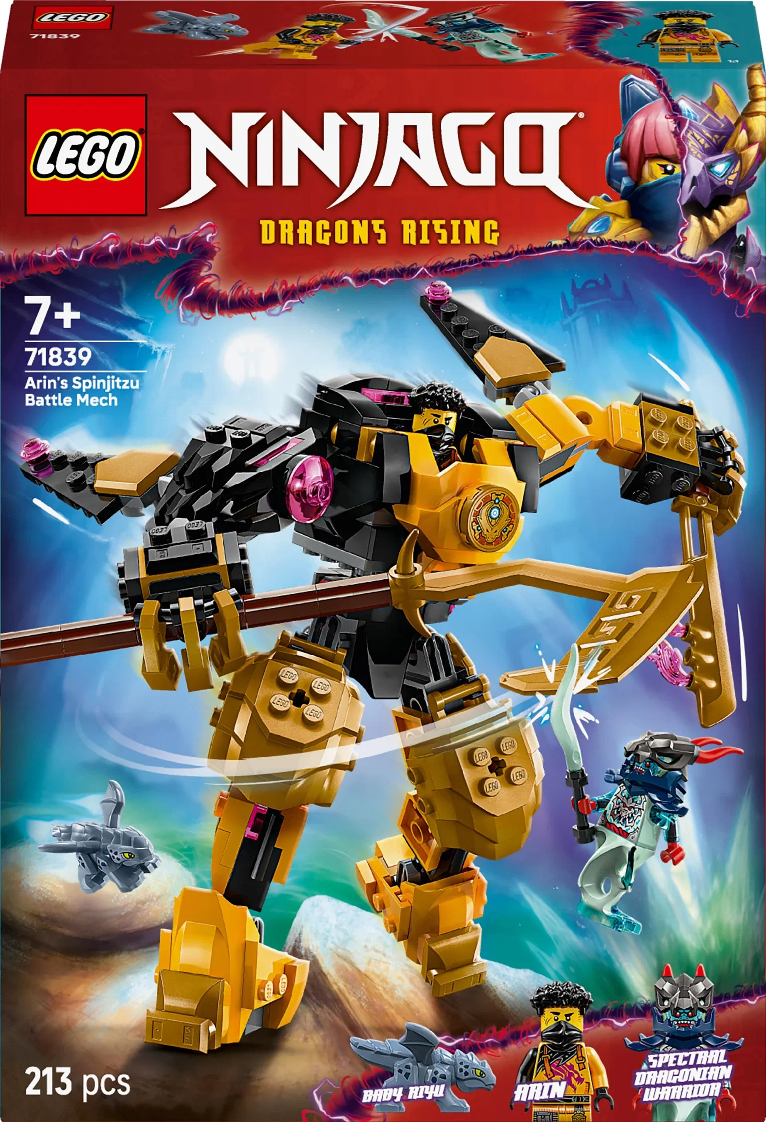 Konstruktorius LEGO® Ninjago Arin's Spinjitzu Battle Mech, 71839 - 1