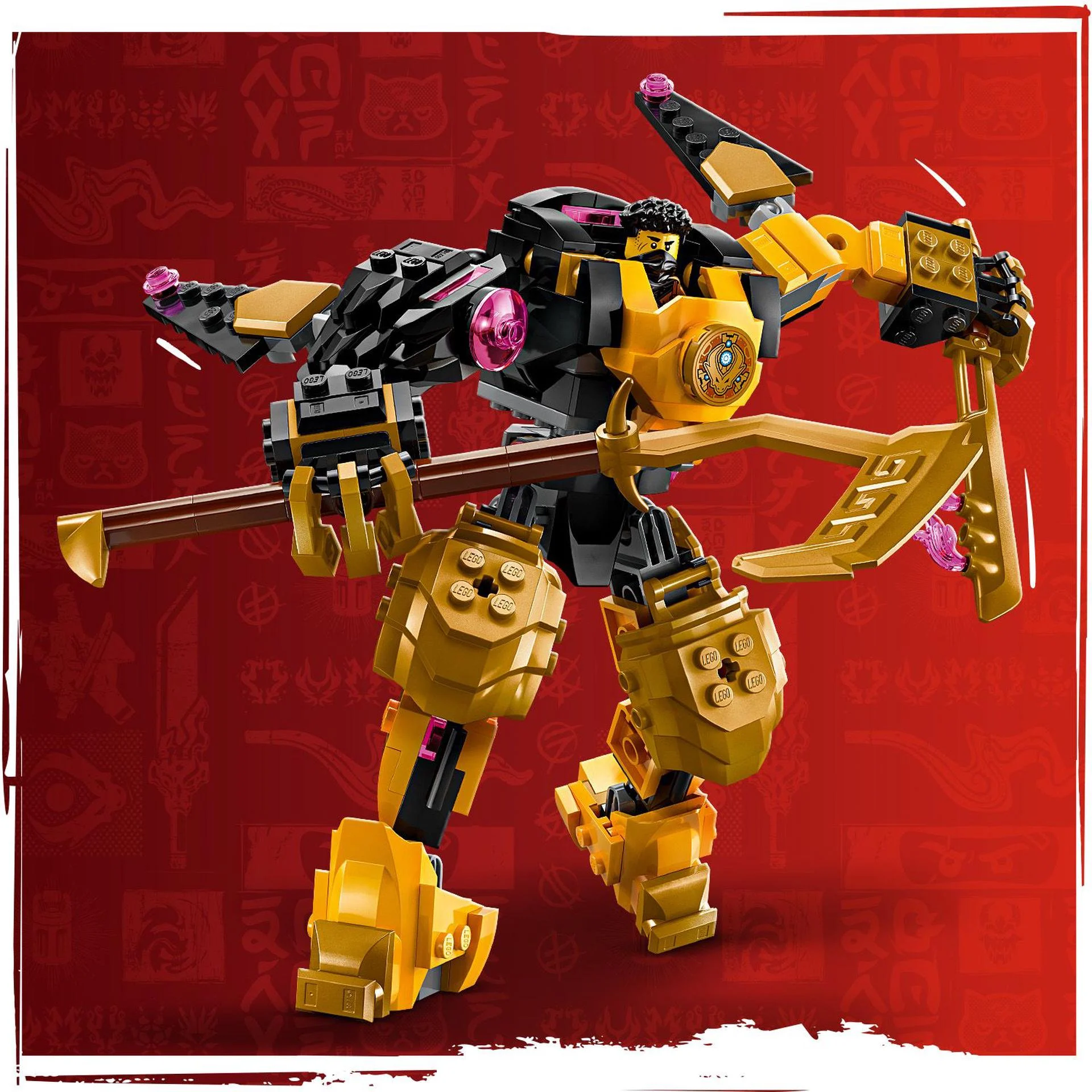 u*1様 Bill Lawrence　HSH キルトメイプル Konstruktorius LEGO® Ninjago Arin's Spinjitzu Battle Mech, 71839