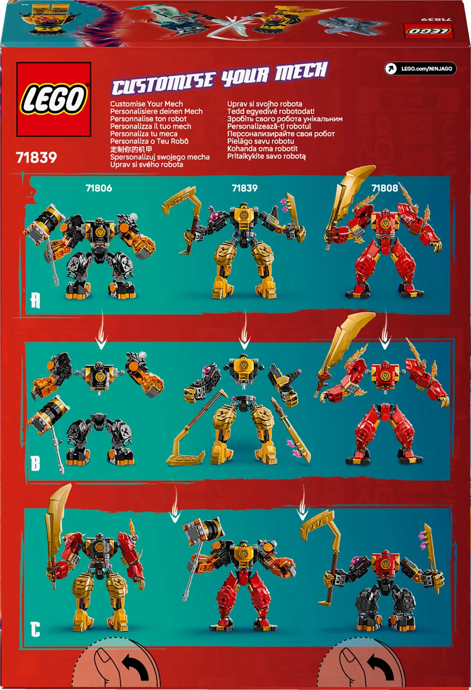 Konstruktorius LEGO® Ninjago Arin's Spinjitzu Battle Mech, 71839 - 2