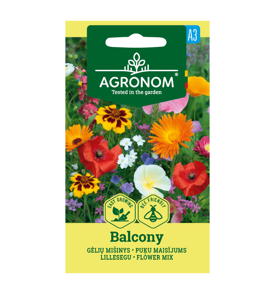 Gėlių mišinio sėklos BALCONY, 1 g