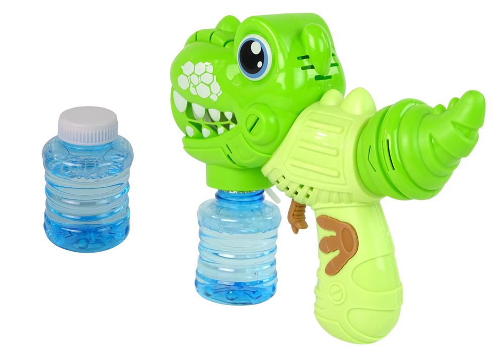 Muilo burbulų mašina su skysčiu "Dinozauras", žalias - 5