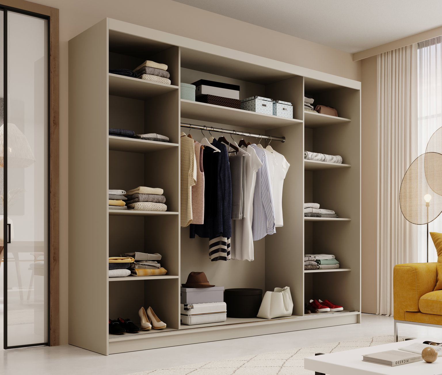 Stumdoma spinta ADRK Furniture, Andy 250, 250x215x58, Kašmyras - 3