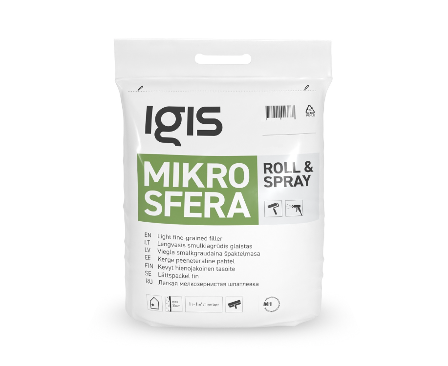 Glaistas Mikrosfera Roll&Spray 15 l maišas-0