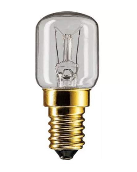 Kaitrinė orkaitės lemputė PHILIPS, E14, T25, 25 W, 2700 K, 230-240 V, 172 lm-0