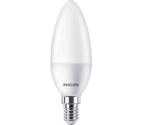 LED lemputė PHILIPS, B38, E14, 7W (=60W), 4000K, 806 lm, šaltai baltos sp.