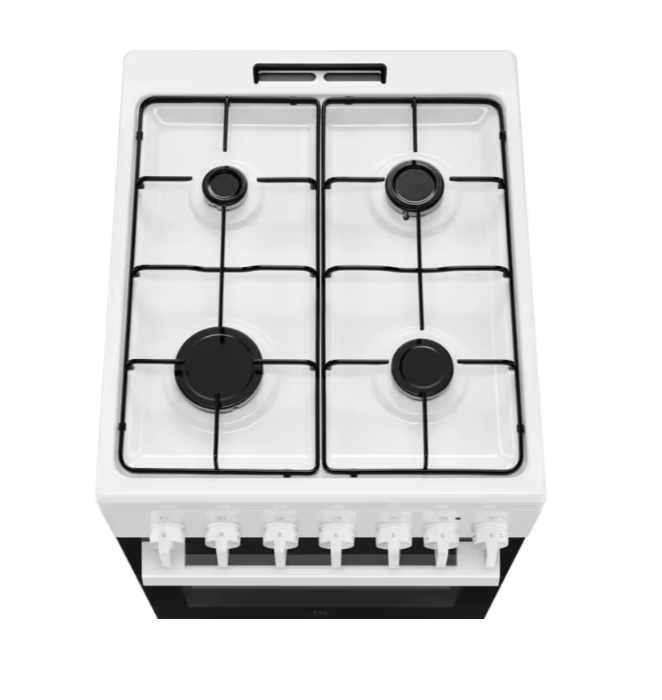 Dujinė viryklė su elektrine orkaite ELECTROLUX LKK520032W, 50 cm - 3
