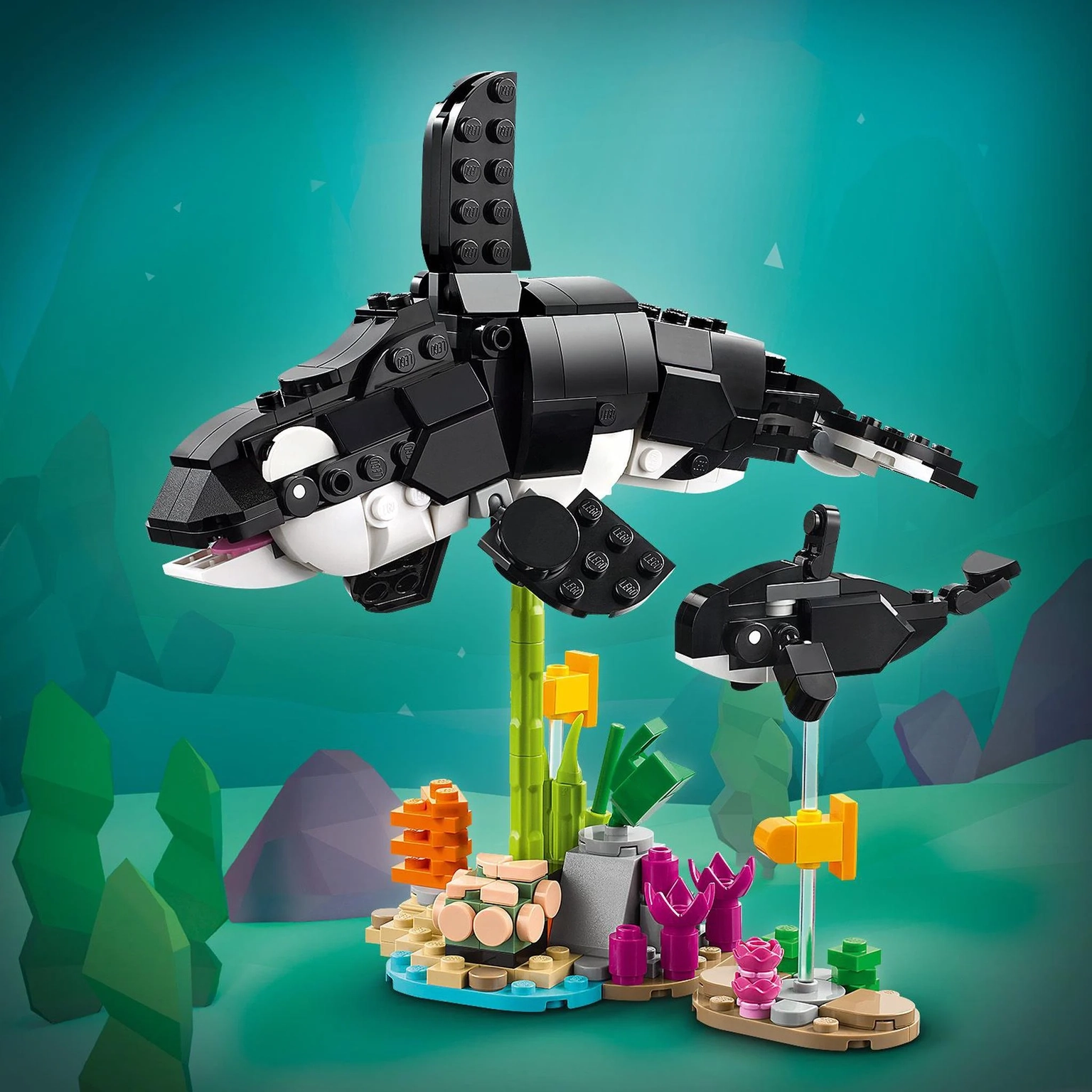 Konstruktorius LEGO Creator Wild Animals: Panda Family - 4