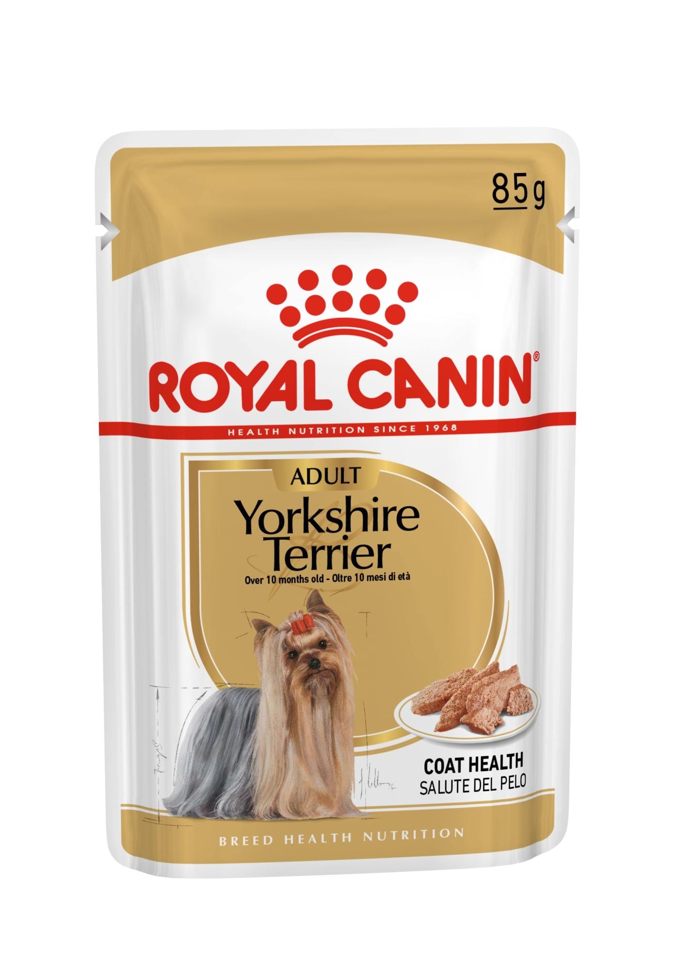 Šlapias šunų ėdalas jorkšyrų terjierams ROYAL CANIN YORKSHIRE WET, 12x85 g-1