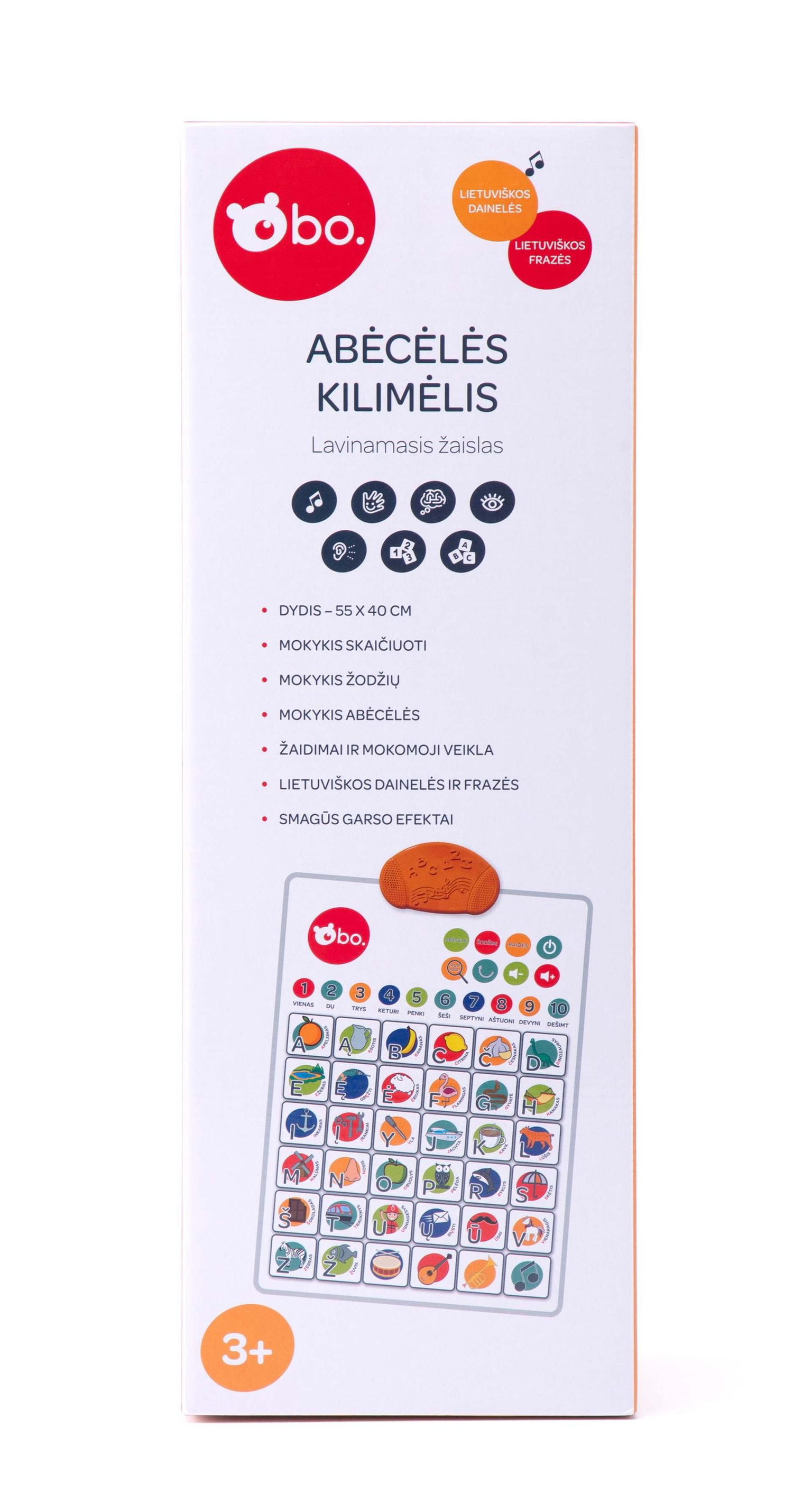 Lavinamasis žaislas Abėcėlės kilimėlis BO., LT - 4