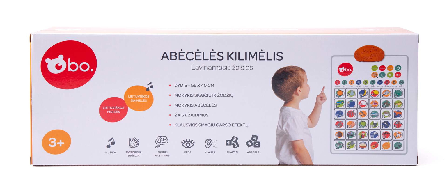 Lavinamasis žaislas Abėcėlės kilimėlis BO., LT-1