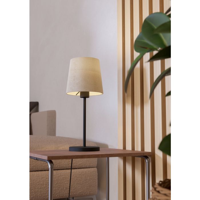 Stalinis šviestuvas EGLO FEBRES, 1xE27, 60W, juodos/baltos sp., Ø18cm, h44cm - 3