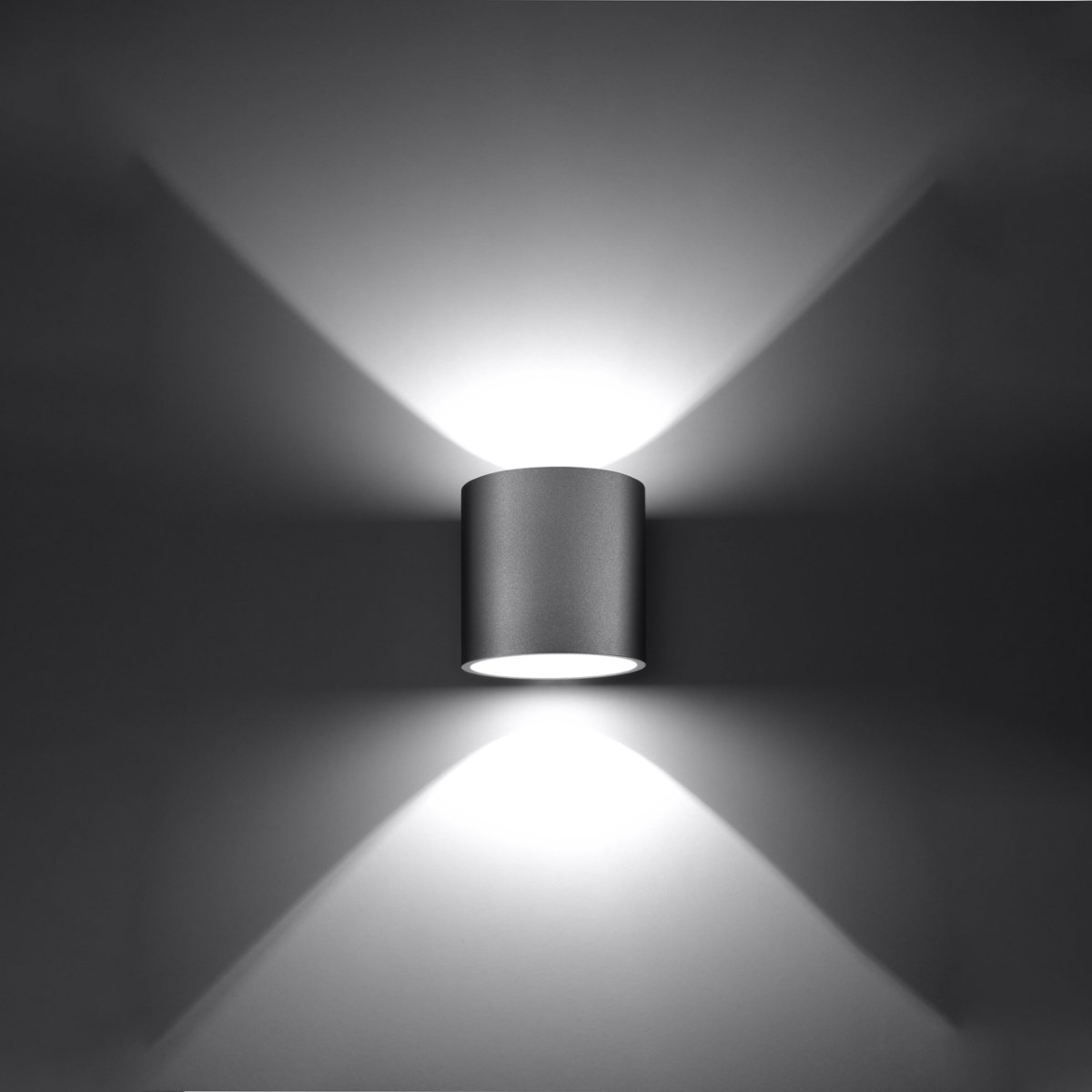 Sieninis šviestuvas SOLLUX ORBIS 1 pilkas, 40 W - 3