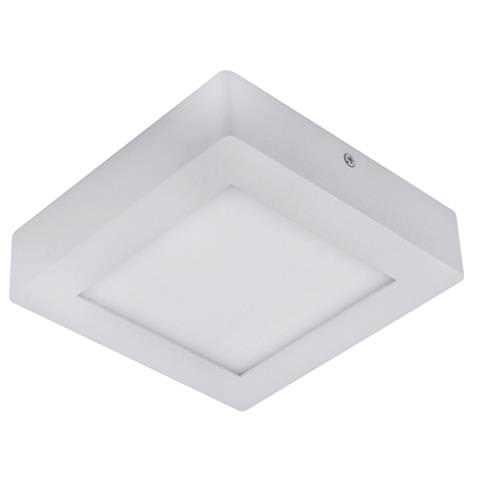 Paviršinė LED panelė HOROZ, 12 W, 3000 K, 840 lm,, baltos sp.  16 x 16 x h2,8 cm
