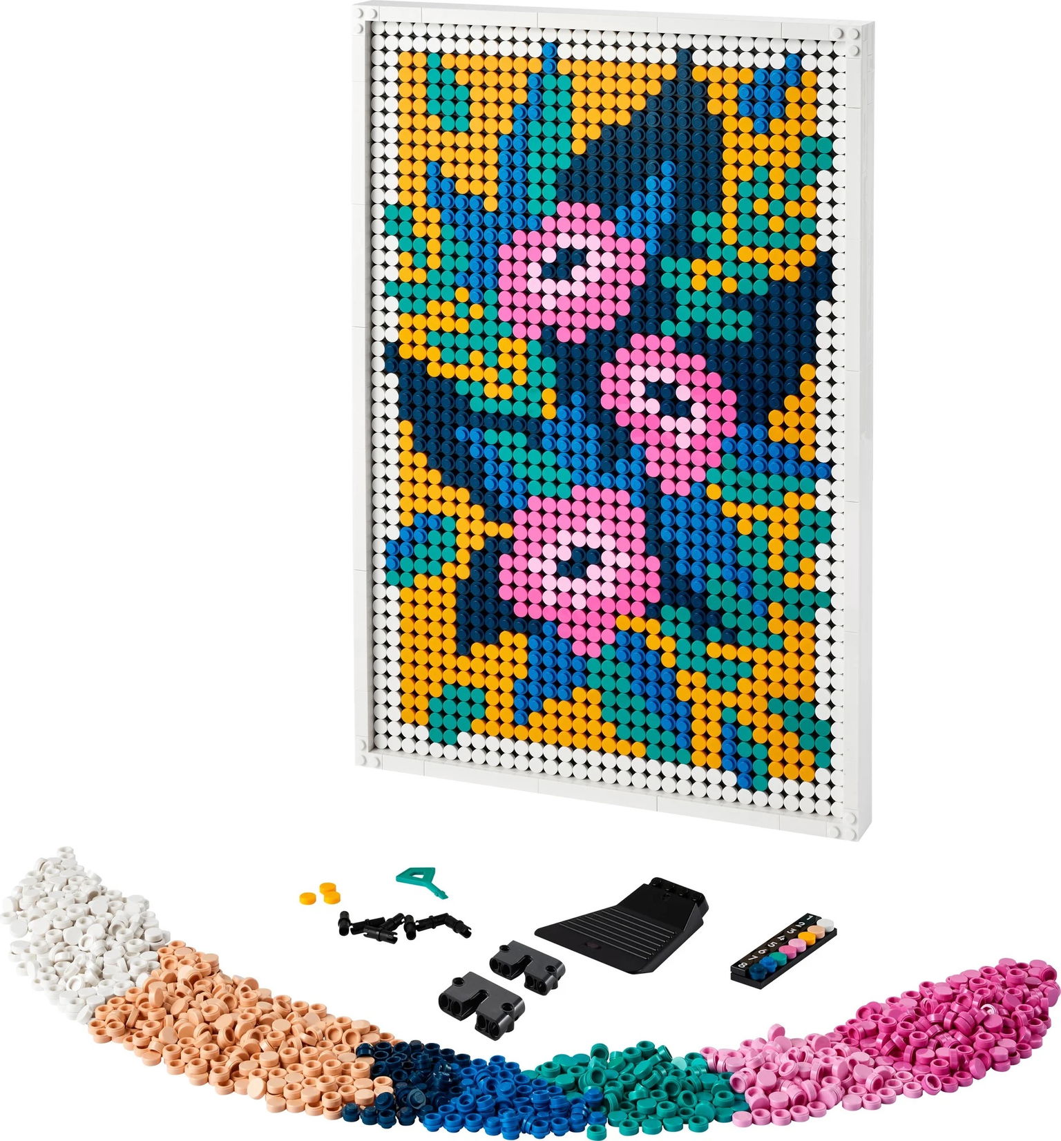 Konstruktorius LEGO® Art Gėlių menas 31207-1