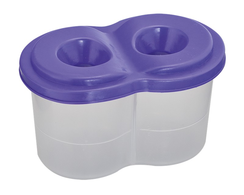 Indelis vandeniui ZIBI, dvigubas, violetinis-0