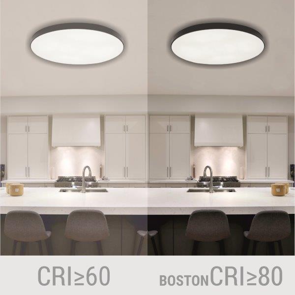 Išmanusis lubinis LED šviestuvas TOPE BOSTON 2x60W CCT3000-6500K 10771lm juodØ80cm su pultu telefonu - 3