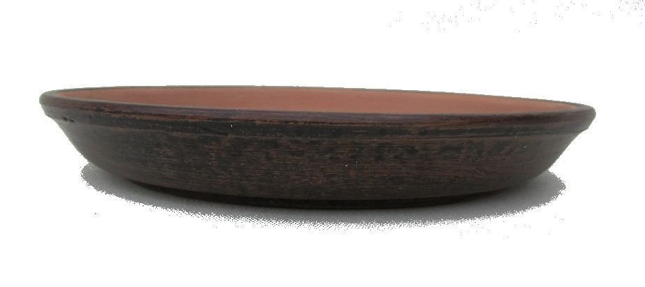 Keraminė lėkštelė, rudos sp., 16 x 2,5 cm