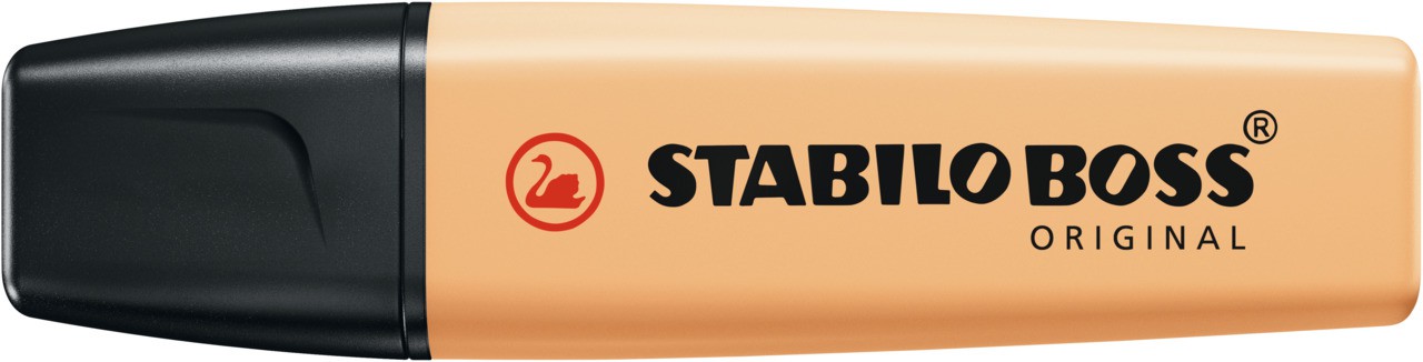 Teksto žymeklis BOSS pastel pale orange, pastelinė oranžinė-0