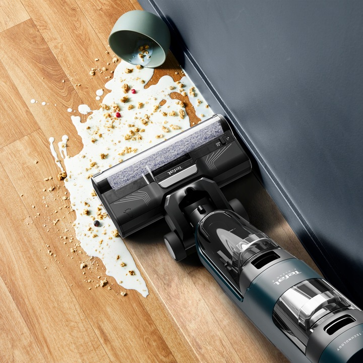 Plaunantis dulkių siurblys - šluota TEFAL X-CLEAN 2 GF2251F3, 120W, su plovimo funkcija - 5