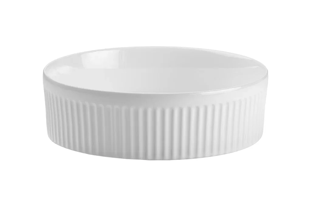 Praustuvas COMAD BEYOND 2 WHITE,  apvalus su grioveliais, baltos sp., Ø36 cm - 3