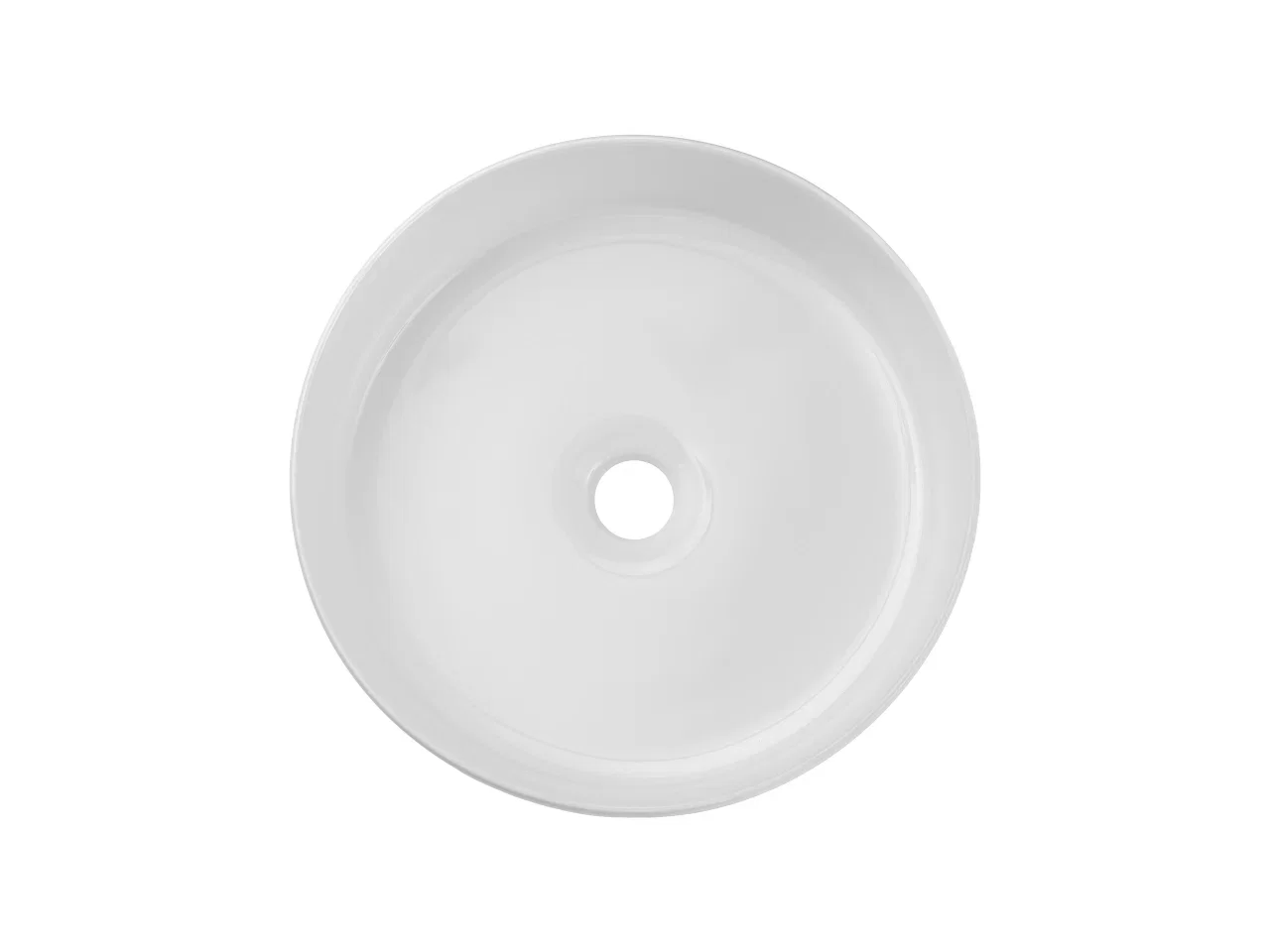 Praustuvas COMAD BEYOND 2 WHITE, apvalus su grioveliais, baltos sp., Ø36 cm-1